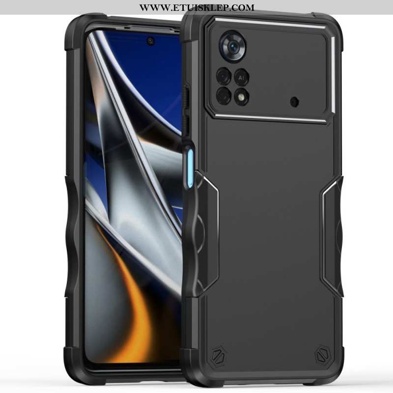 Futerały do Poco X4 Pro 5G Hybryda Z Efektem Metalicznym